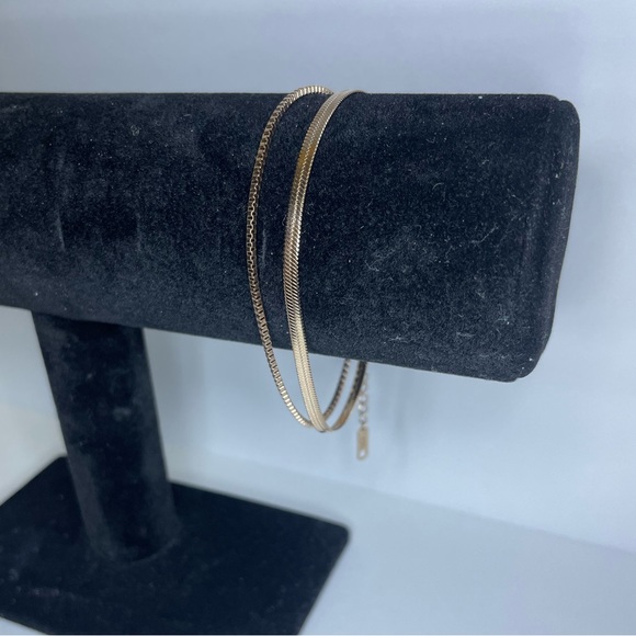 ✨Clara 18K Rose Gold Titanium Steel Snake Anklet Bracelet 3mm - Picture 6 of 10